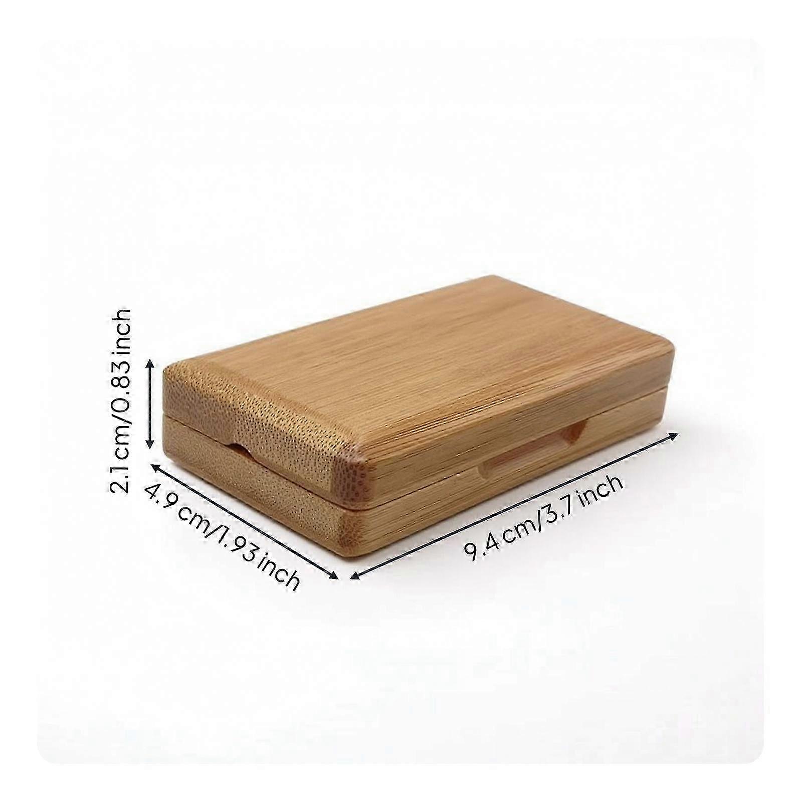Three-Slot Bamboo Reed Container