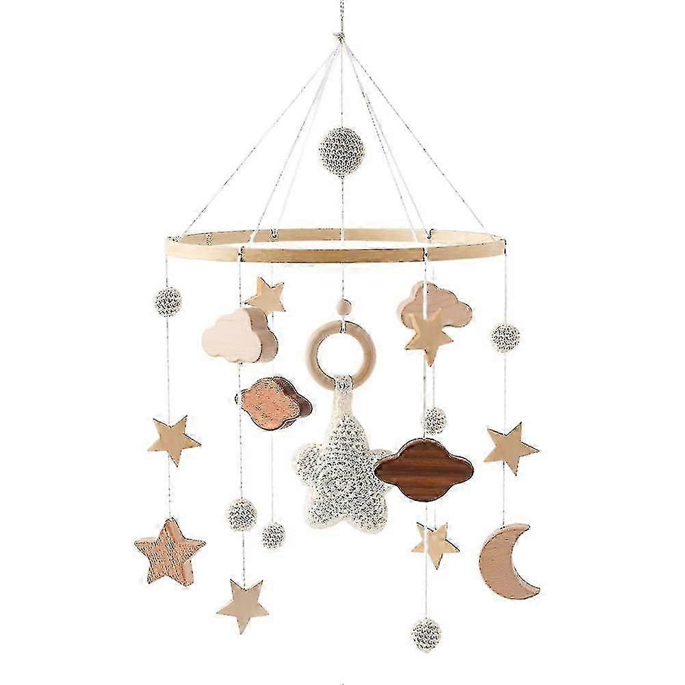 Wooden Rainbow Crib Mobile