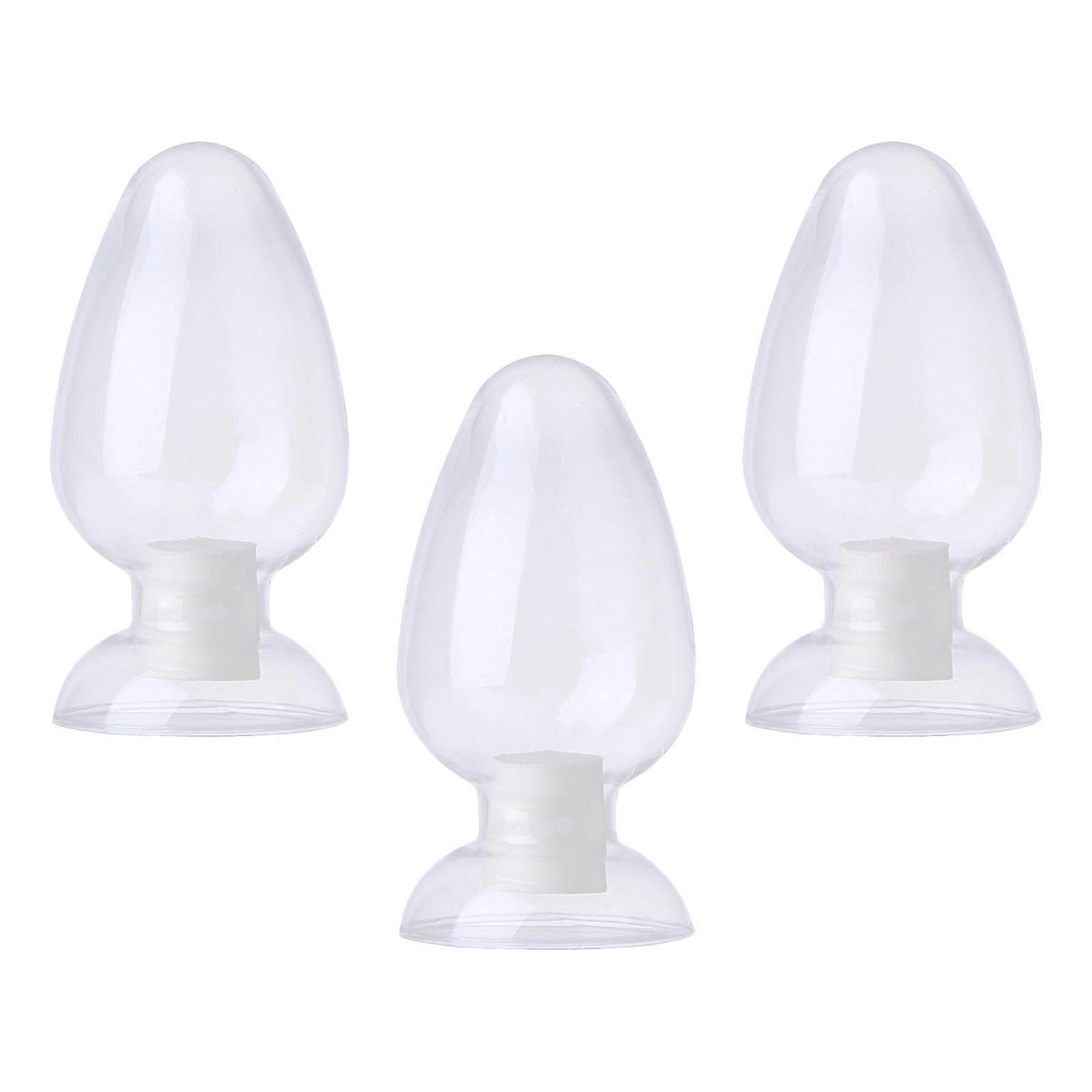 Glass Sample Bottle for Laboratory Use 3Pcs Conical Bottle Set