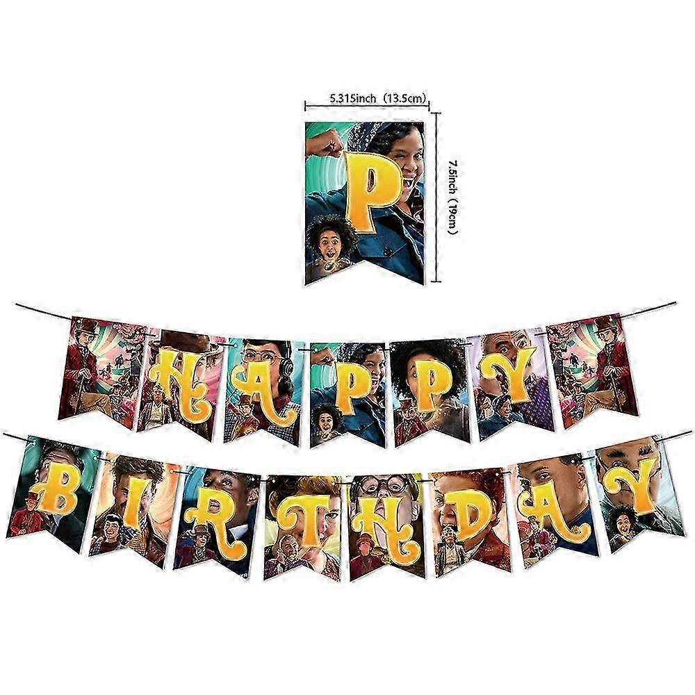 Wonka Birthday Decorations Kit