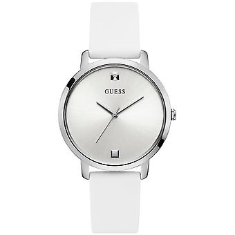 Guess nova Quartz Analog Woman Watch avec Bracelet en silicone W1210L1