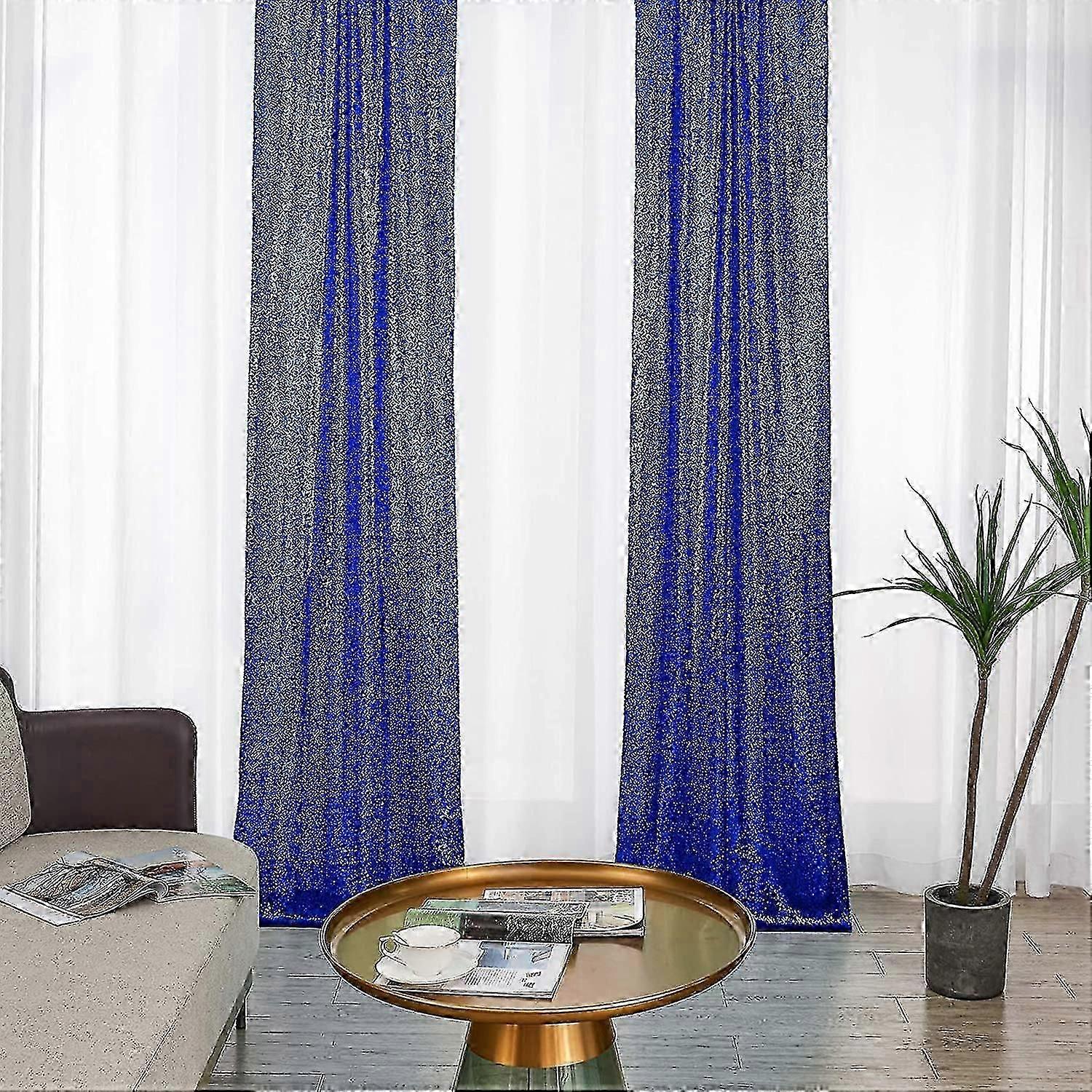 Sequin Backdrop Curtains Panels 28ft 2pcs Photography Backdrop