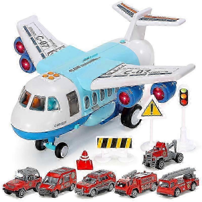 Friction Powered Helicopter Toy with LED Sound