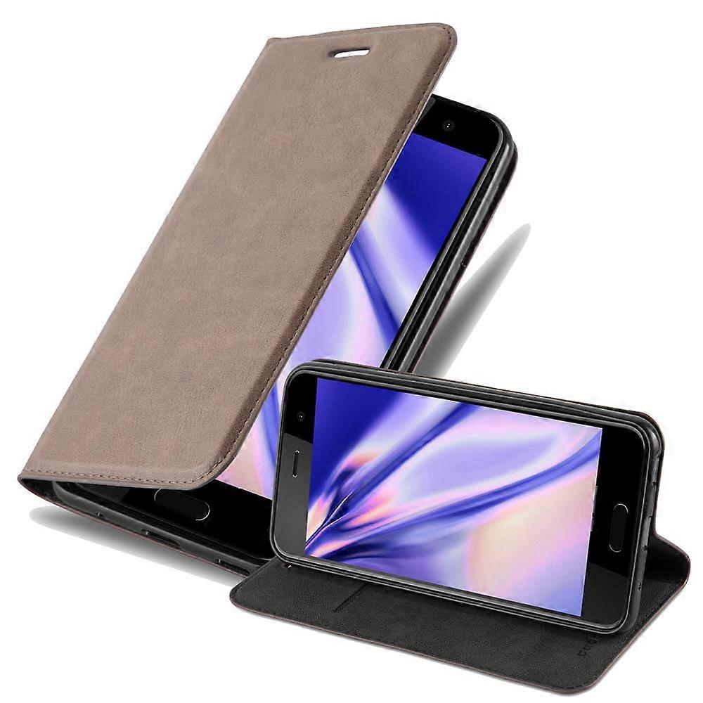 Case compatible with HTC U PLAY - Protective case with stand function and card slot
