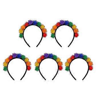 Vibrant Mardi Gras Headband for Women with Colorful Charms, Comfortable for Parties & Festivals, Long-Lasting Wear