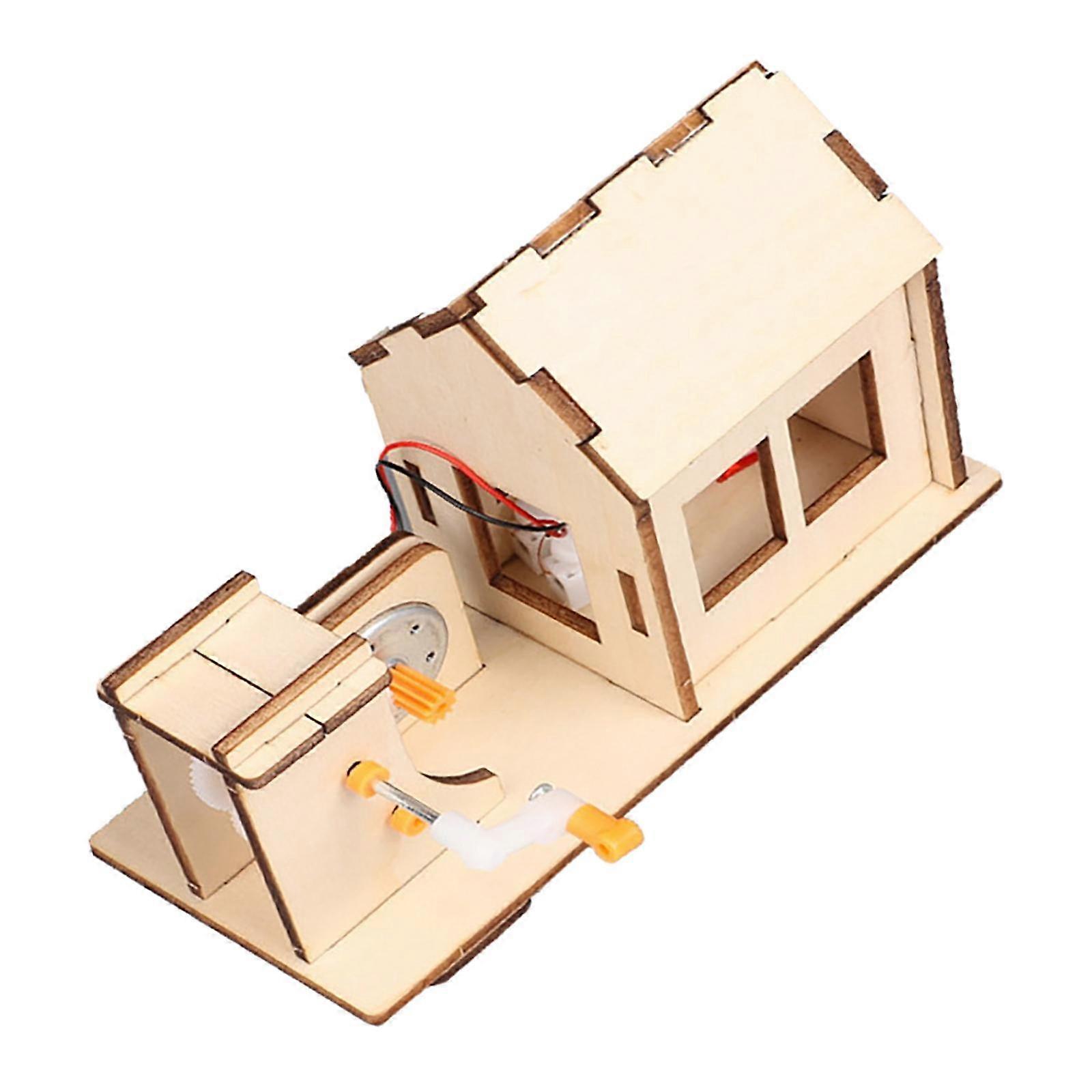 DIY Hand Cranked House Science Experiments Kits Students science