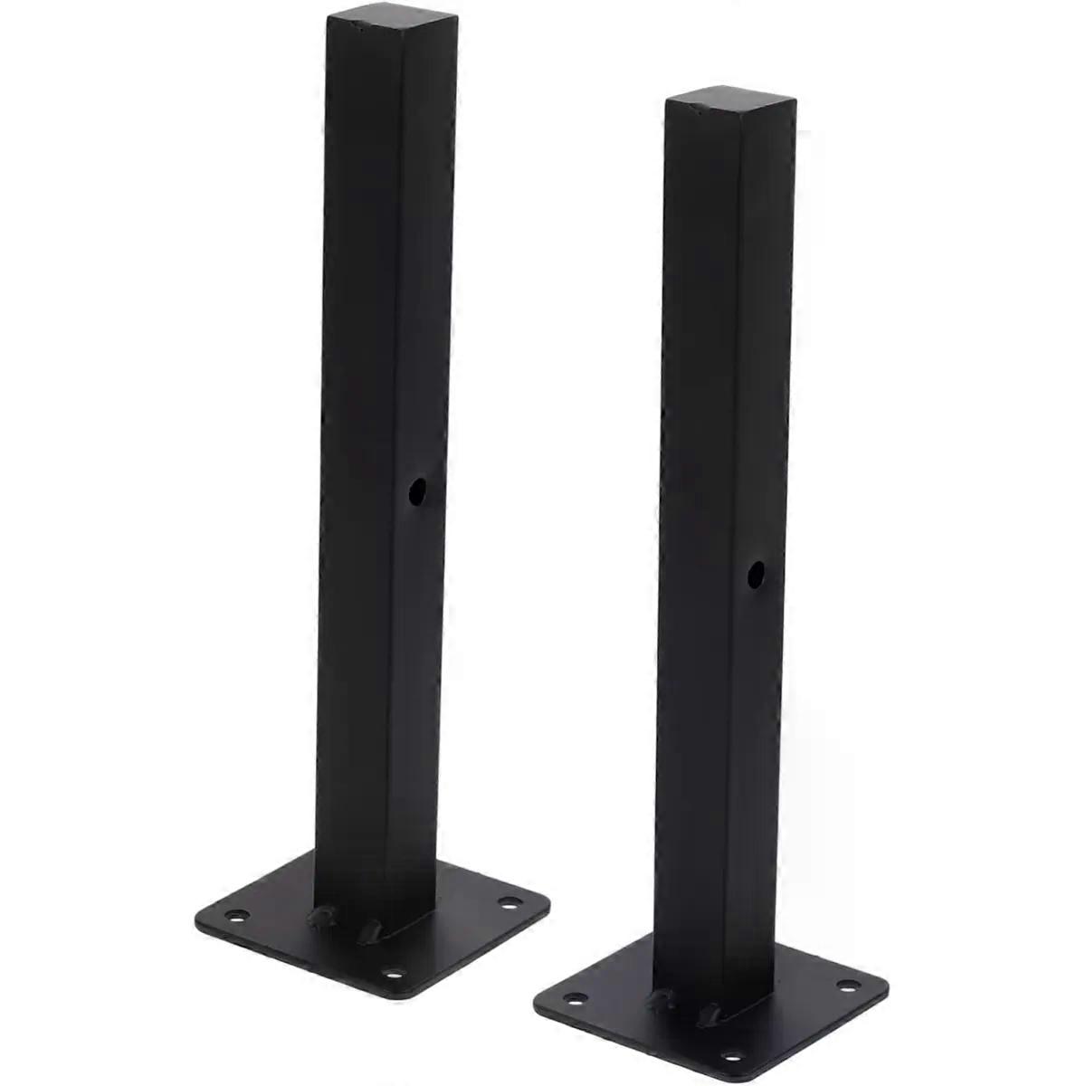 2 Sets Floating Shelf Brackets Iron Wall Mounted Support