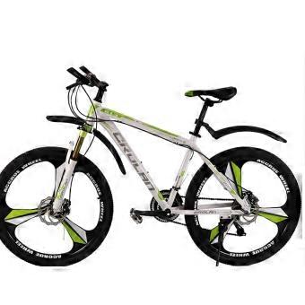 Mountain Bike Mudguards Plastic Front Rear with 1Pair Black
