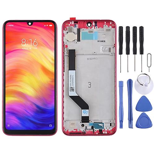 Tft Screen Replacement For Redmi Note 7 / Redmi Note 7 Pro With Digitizer Full Assembly And Frame