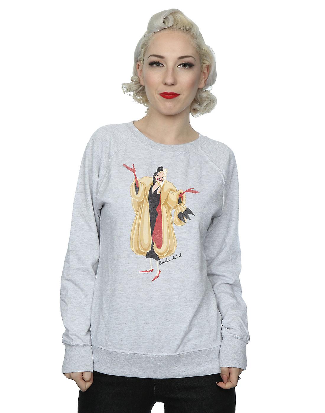 Disney Women's Classic Cruella De Vil Sweatshirt