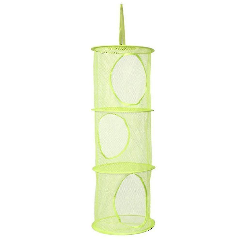 3 Tier Hanging Storage Baskets Mesh Nets Bathroom Organizers