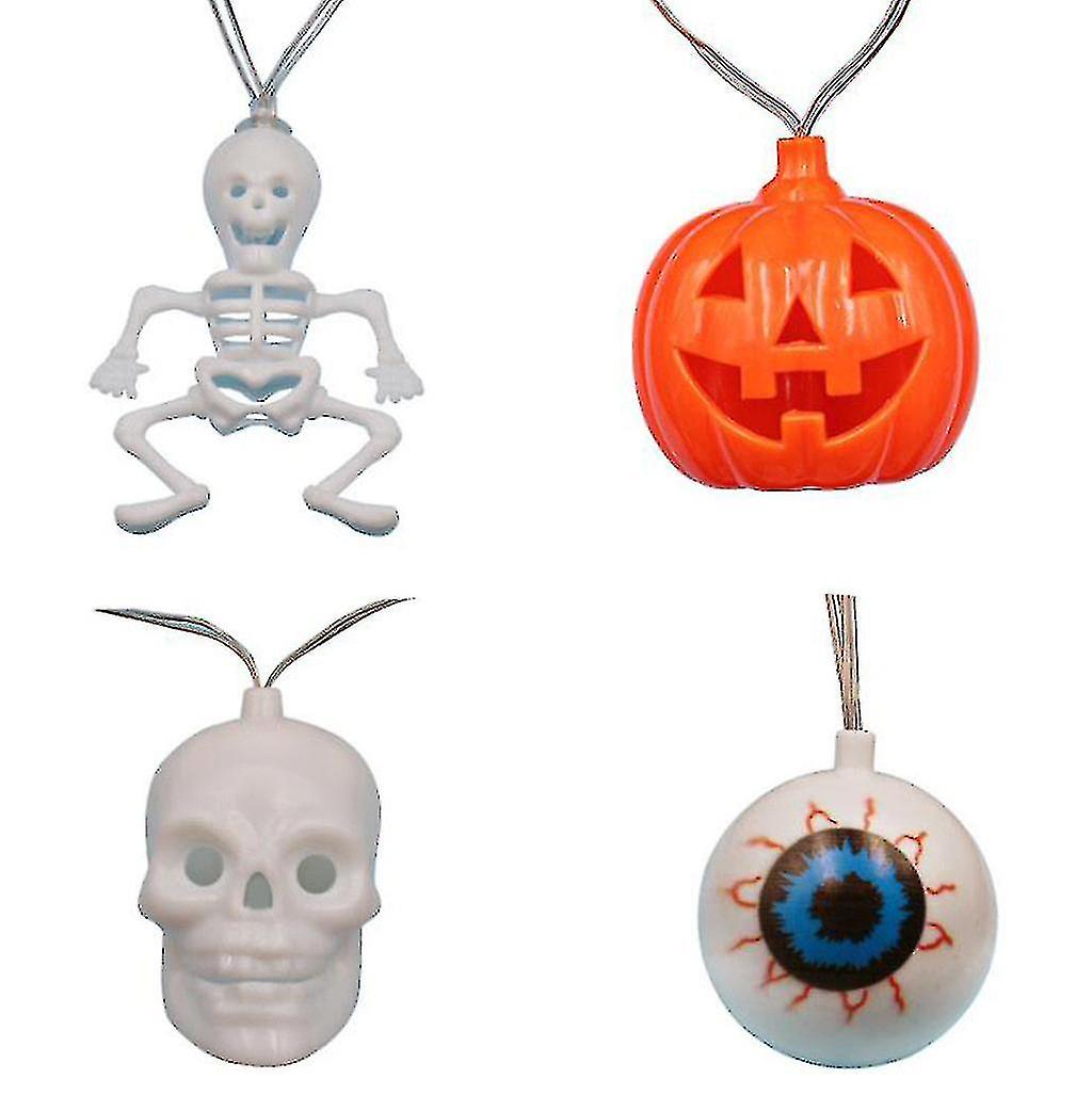 Halloween 10 Led Lighting Props Witch Styling Diy Battery Box String Lights 1pc