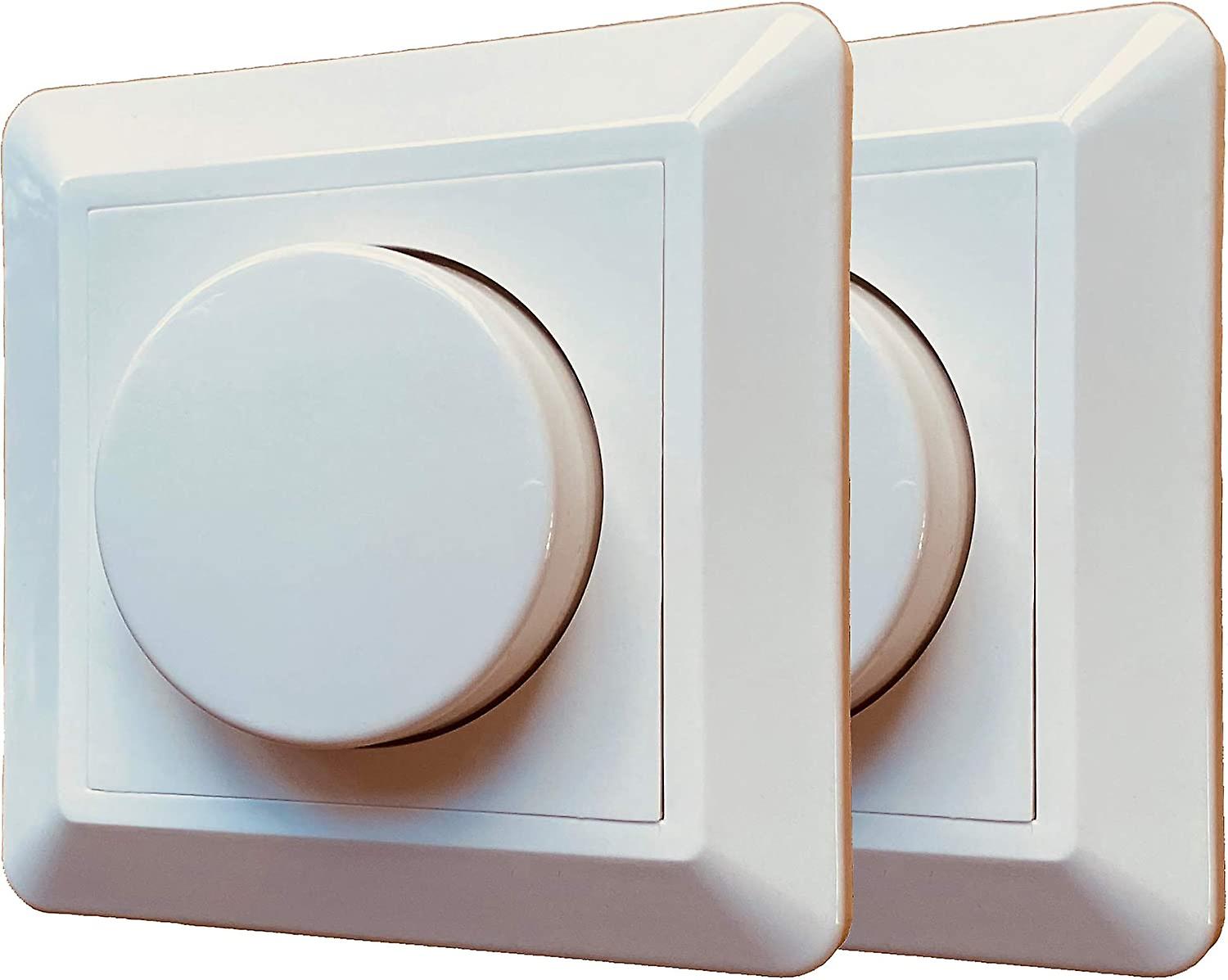 2PCS LED Dimmer, Recessed, White