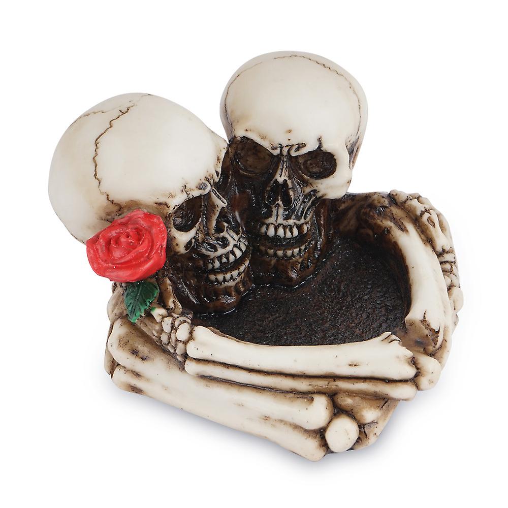 Ashtray Skulls in Love 13 x 7 cm