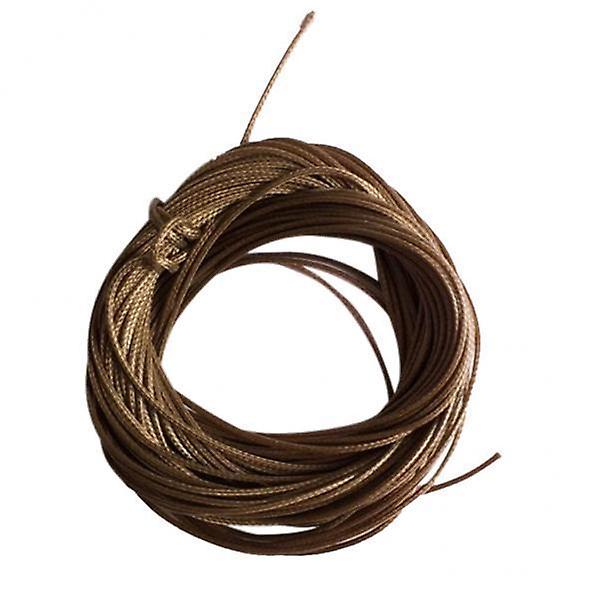 4x10M Wax Nylon String Rope for DIY Bracelet Neckace Making 1mm Dark Khaki