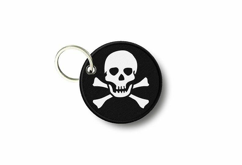 Cle Cles Key Brode Patch Ecusson Biker Pirate Tete Death C