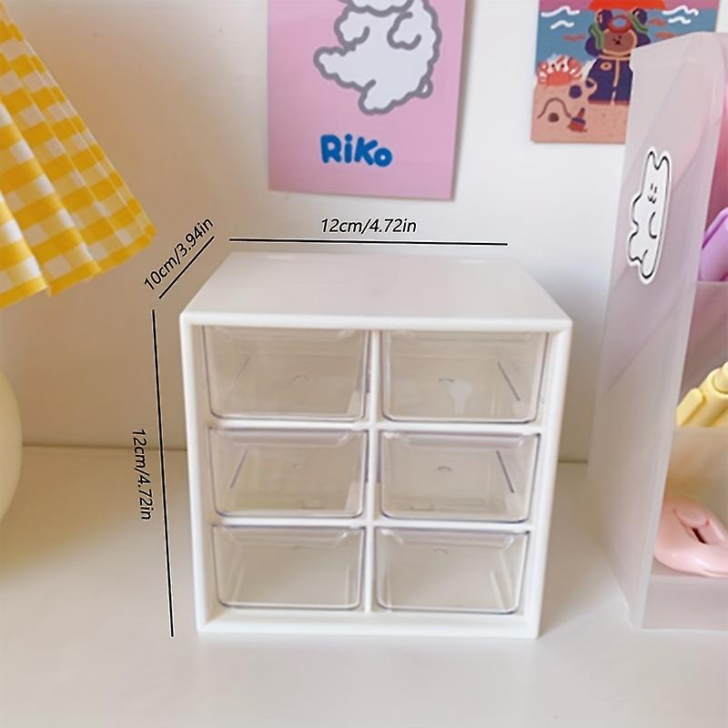 Bote de rangement  tiroirs 2pcs avec six compartiments et neuf compartiments