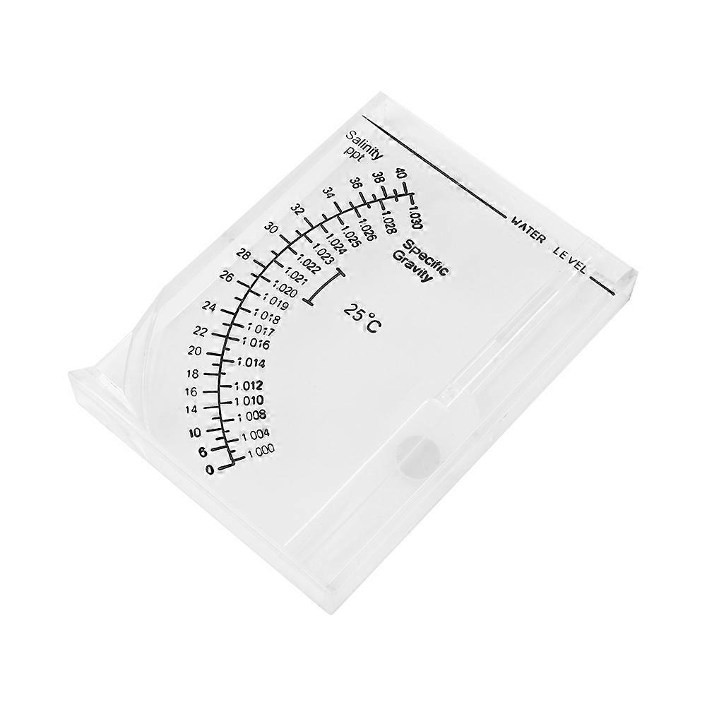 Accurate 9x12cm Automatic Saltwater Hydrometer for Fish Tanks