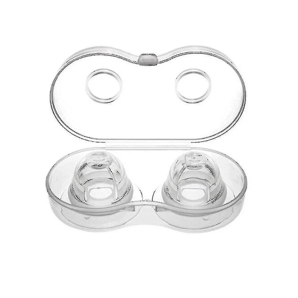 Niplette Set Of 2 Invisible Suction Cups For Flat And Inverted Corrector - Made Of Food Grade Silicone - 100% Silicone
