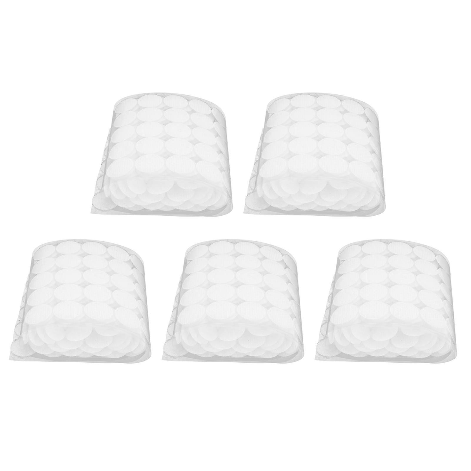 500 Pairs 2cm Hook and Loop Fasteners Self Adhesive Dots Hook Loop Tape for Home