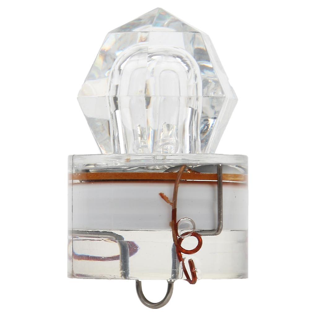 LED Deep Drop Underwater Fishing Flashing Light Bait Lure Strobe Lamp White