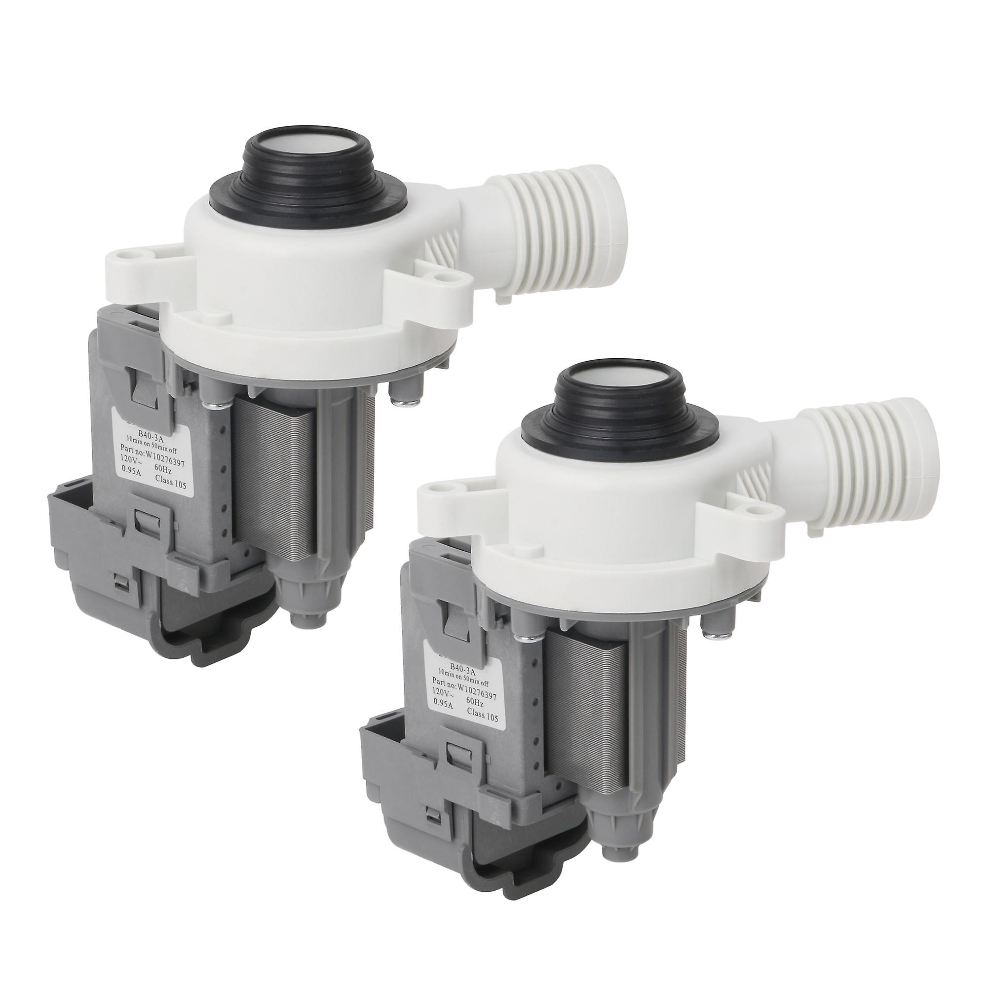 2 x Washing Machine Drain Pump W10276397 Replacement for Crosley Washer