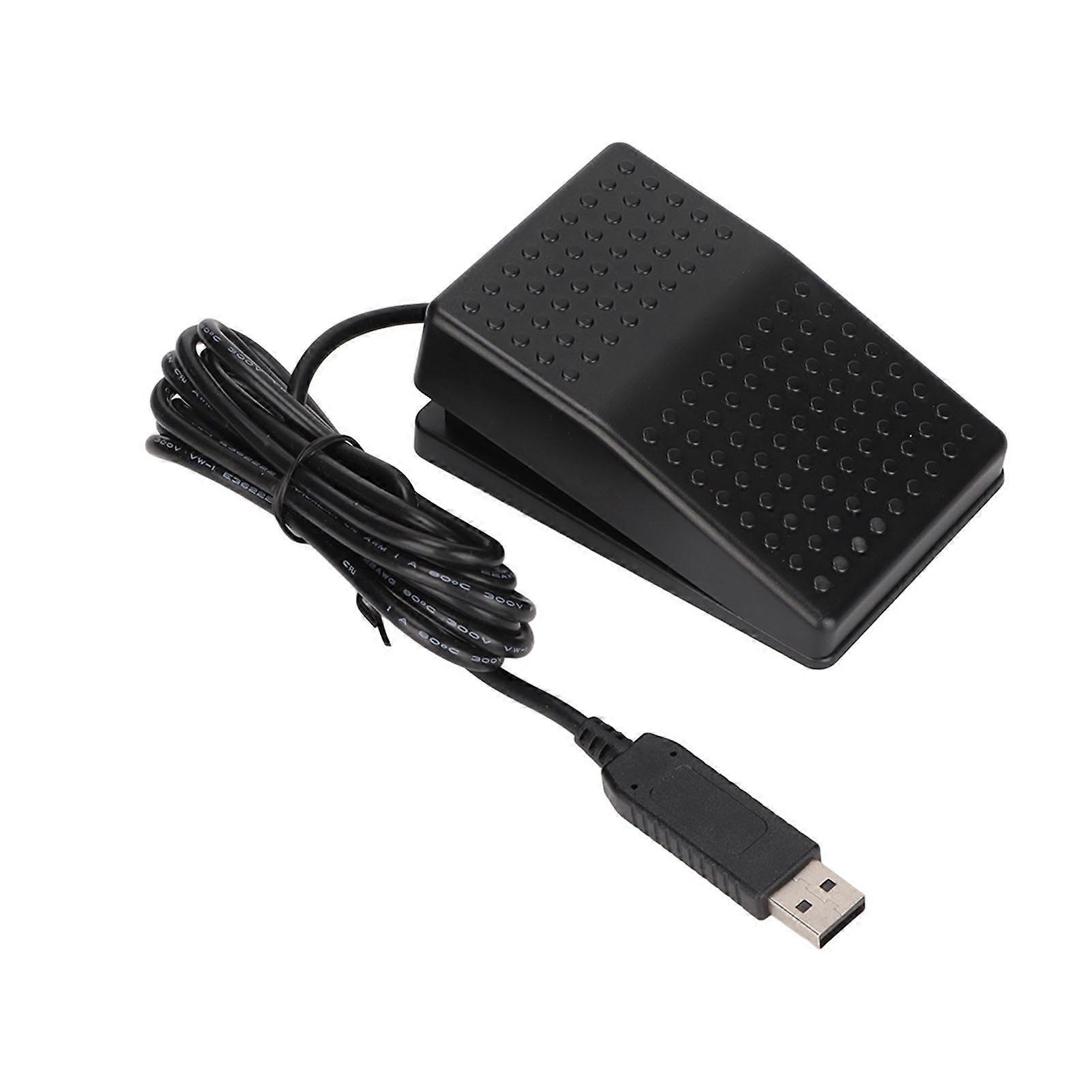 Programmable USB Foot Pedal with LED Indicator for PC Keyboard/Mouse Control