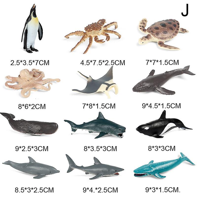 Lifelike Shark Shaped Toy Realistic Motion Simulation Animal Model or Whale Toy or Shark Shaped Toy Set
