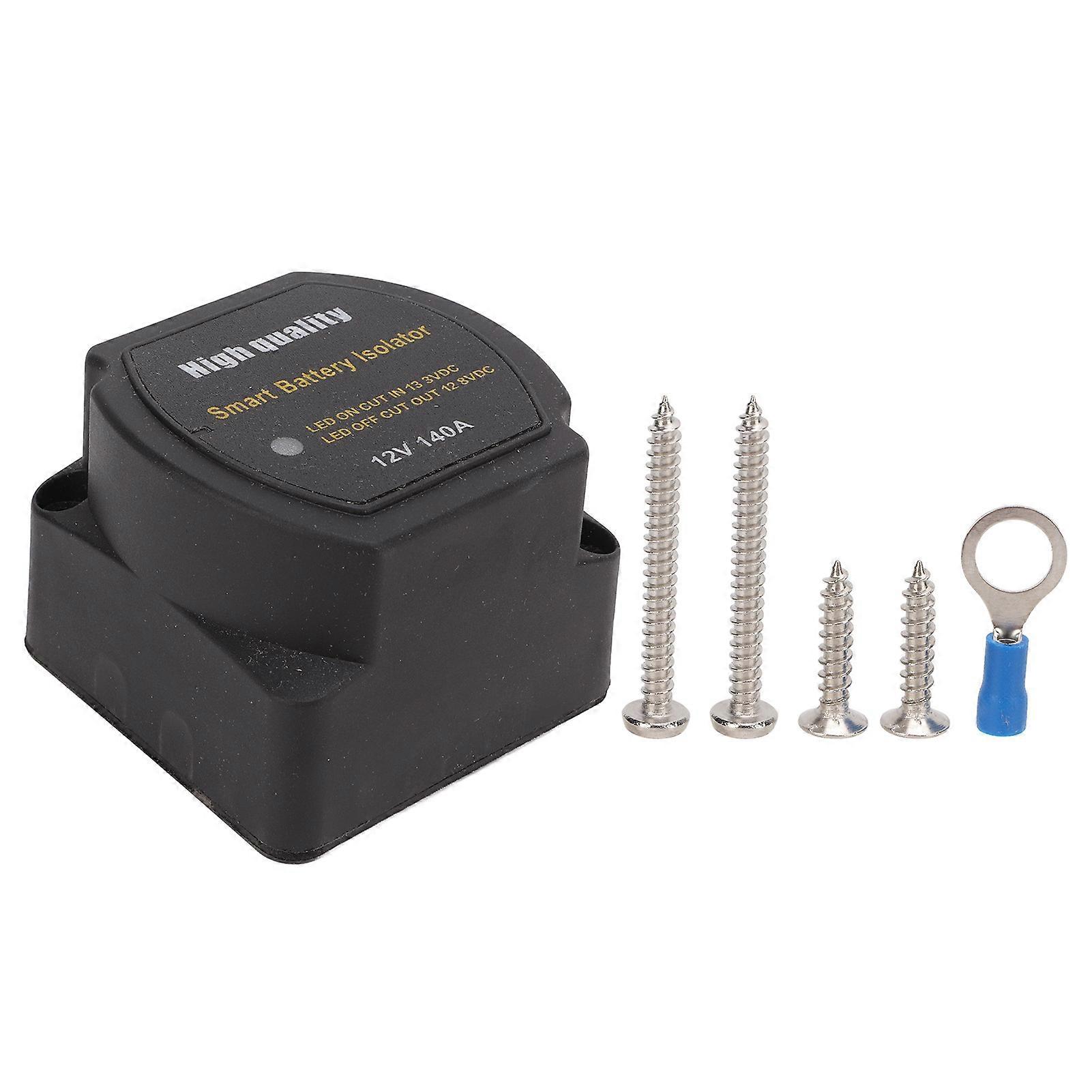 Risegun Automatic Charging Relay VSR Voltage Sensitive Relay 12V 140A IP65 Waterproof for Car Yacht RV ATV UTV