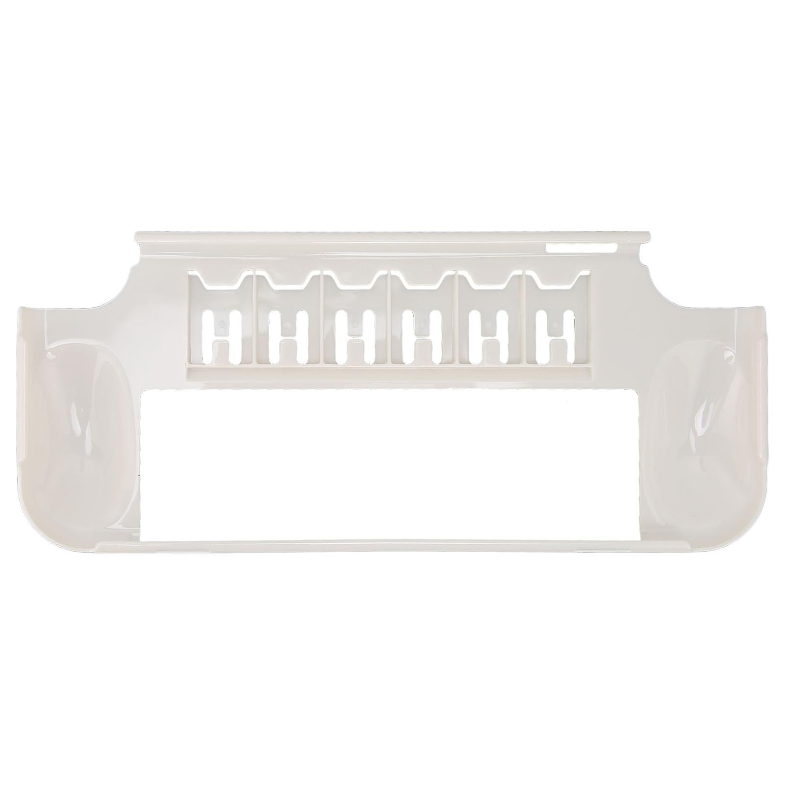 Protective Case Clear Hard Crystal Protector Shell with Grip and Card Slots for Switch OLED Game Console