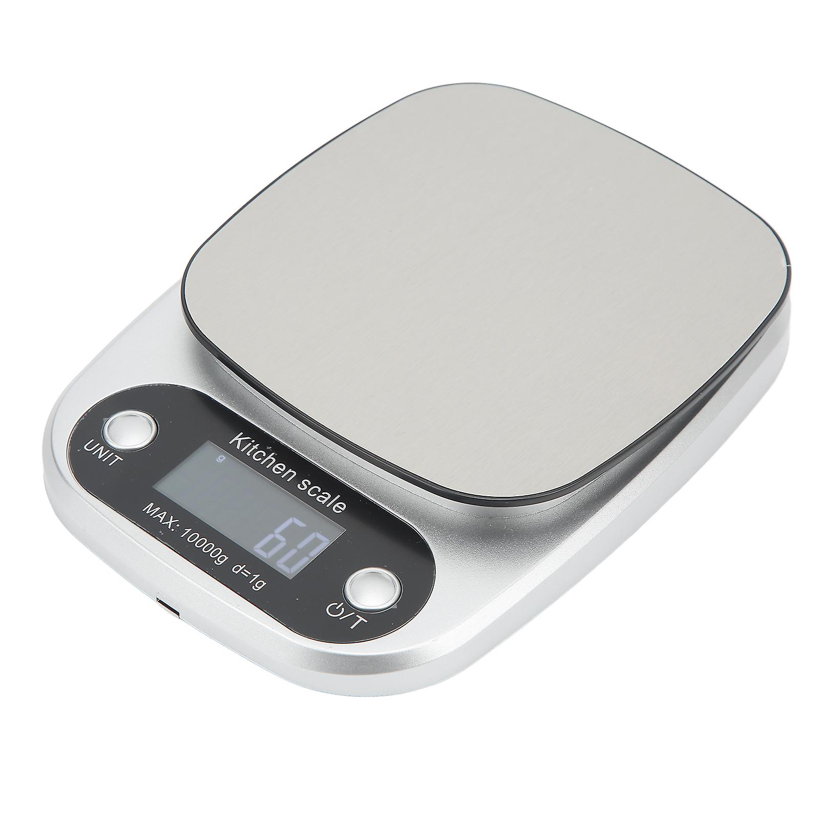 Kitchen Food Scale High Accuracy Fast Cleaning LED Screen Blue Backlight for Baking Cooking