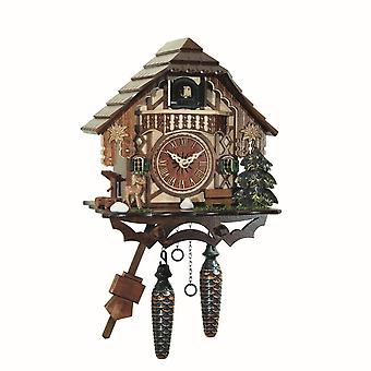 Engstler - 406 Q - Cuckoo Clock - Quartz - Walnut
