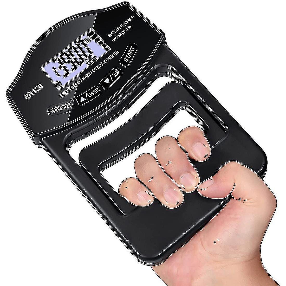 Grip Strength Tester, 396lbs/180kg Digital Hand Grip Strength Meter-hy