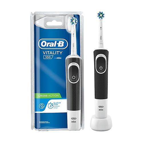 Electric toothbrush Vitality 100 Cross Action Black 1 unit