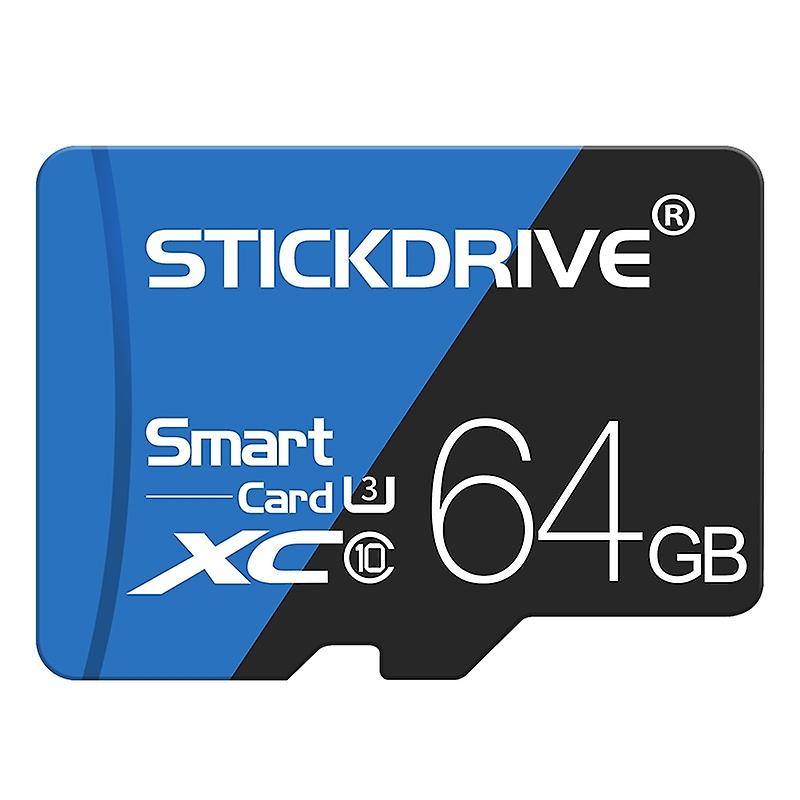 STICKDRIVE 64GB High Speed U3 TF(Micro SD) Memory Card