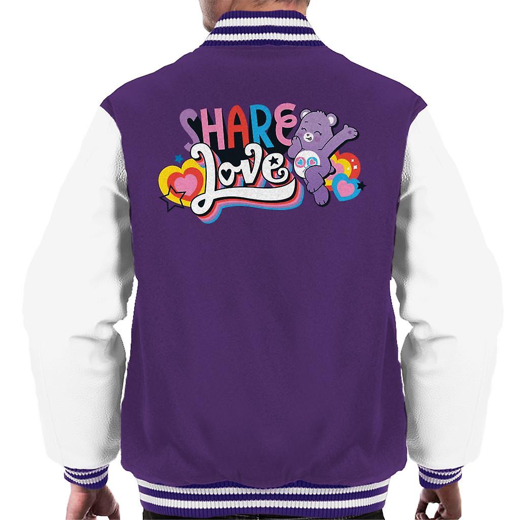 Care Bears Kinyit A Magic Share Love Férfi Varsity Jacket
