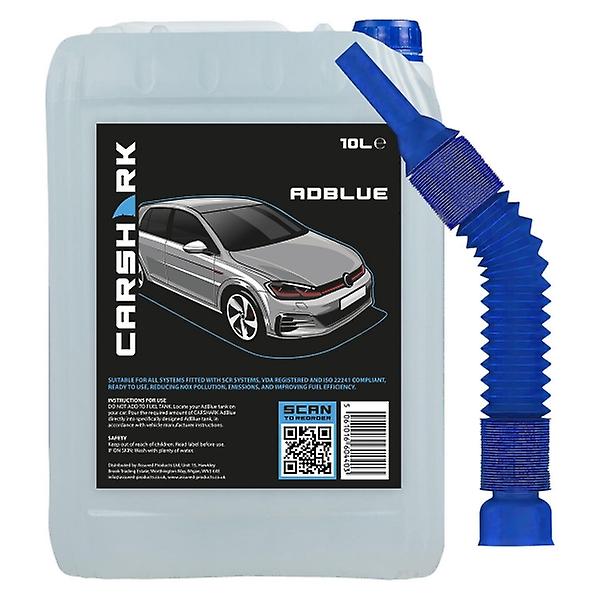 AdBlue Diesel Exhaust Fluid Additive, 10 Litres, Easy Pour Spout, by CARSHARK