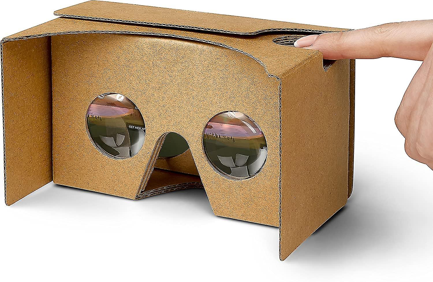 VR zweite Generation Karton neuer Google Karton VR Virtual Reality 3D-Brille Helm 2er-Pack