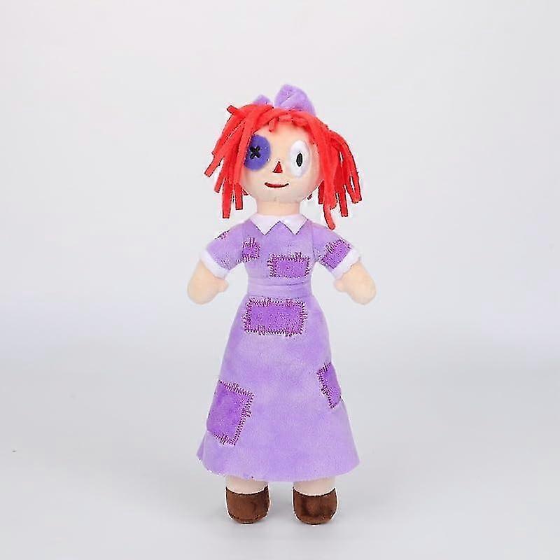 Stuffed Animals 2024 The Amazing Digital Circus Plush 2 Pcs Pomni and Jax Plushies Toy for TV Fans