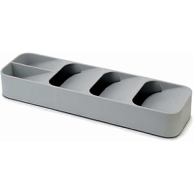 Covered Organizer for Compact Drawer, Drawer Organizer, Gray