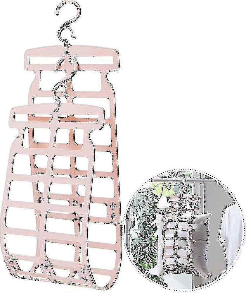 Adjustable Hair Dryer, Plastic Double Hook Pillow Drying Rack, Plush Doll Drying