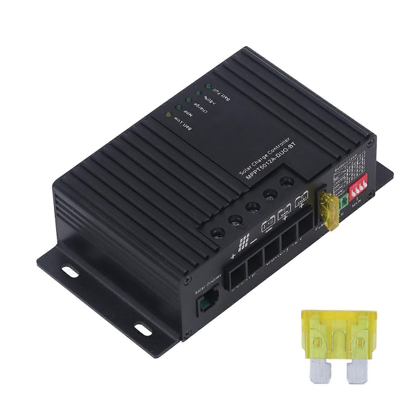 Mppt Solar Charge Discharge Controller Dual Battery Charging 12v Solar Controller Mppt5012a Double (12a)