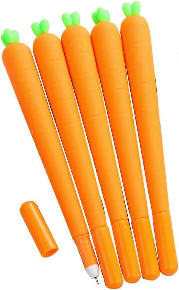 Nowy produkt, Długopis z marchwi Długopis z tuszem silikonowym do biura, szkoły, prezentu dla dzieci, zestaw 12 szt.