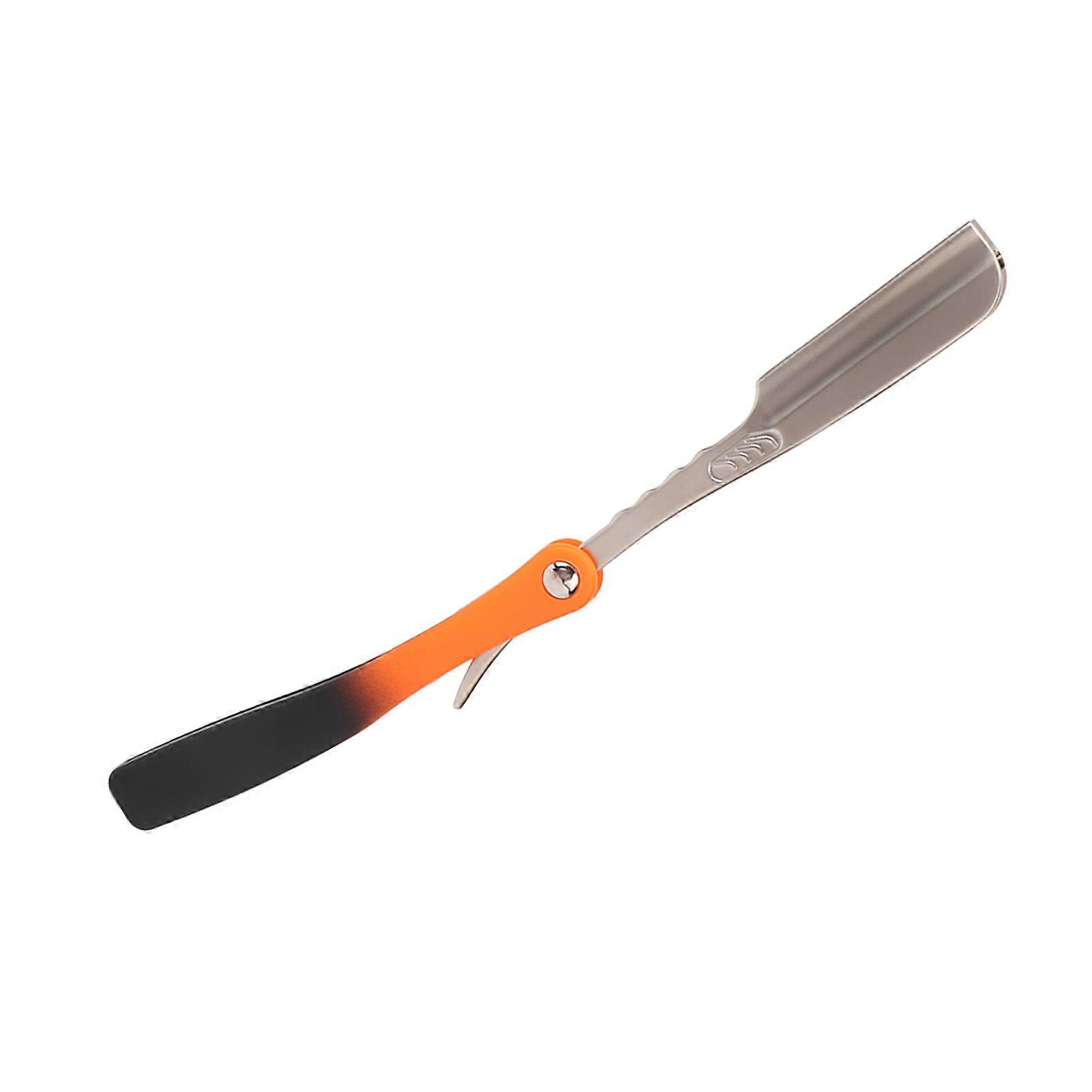 Beard Blade Holder Portable Zinc Alloy Folding Straight Edge Professional Hair Cut Rack