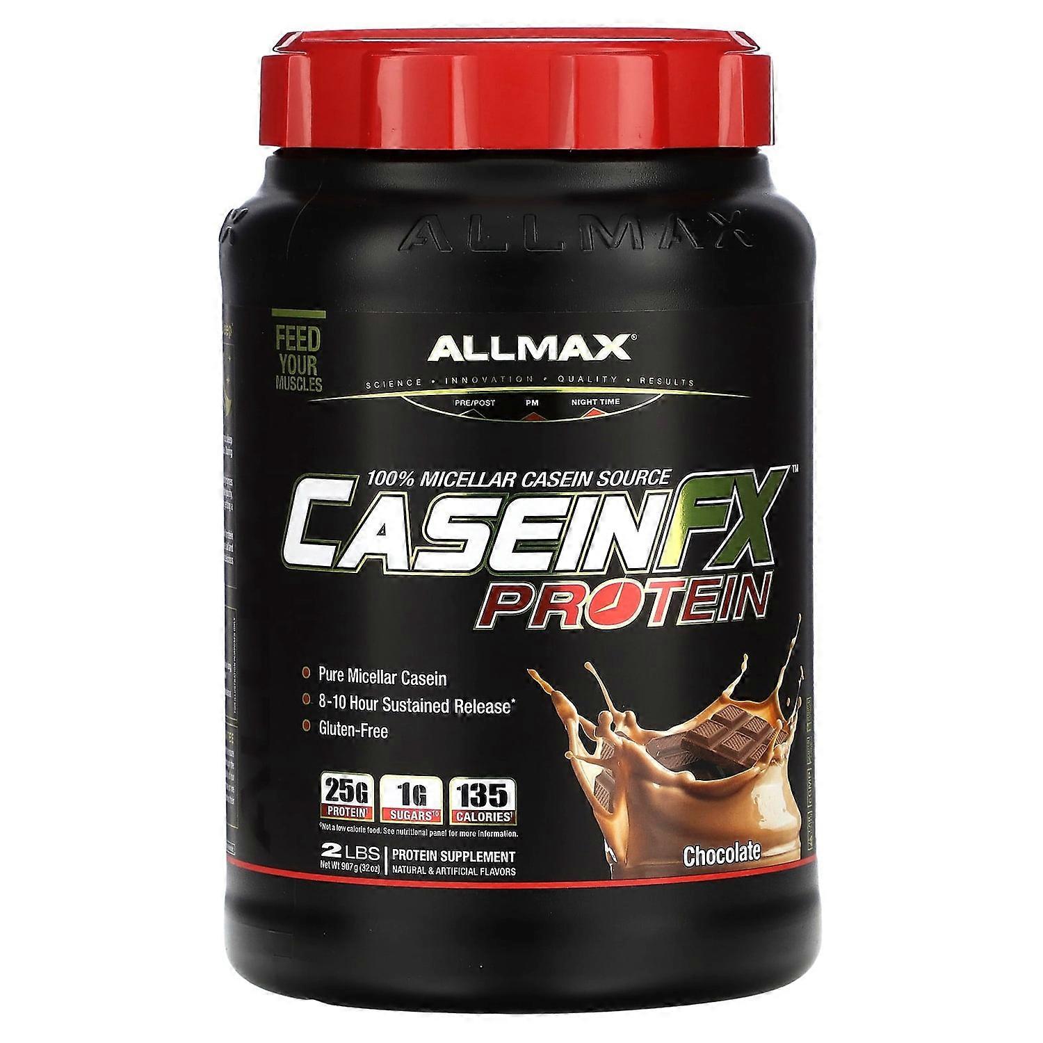 ALLMAX, CaseinFX, 100% Casein Micellar Protein, Chocolate, 2 lbs (907 g)