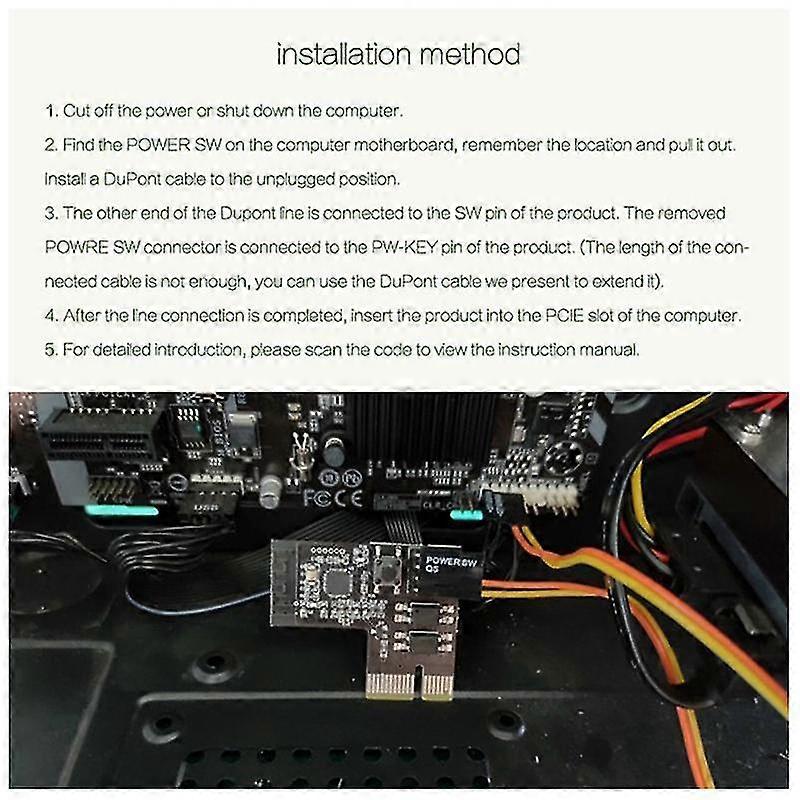 Computer Remote Switch Wifi Smart Pc Start Starting Up Card, A