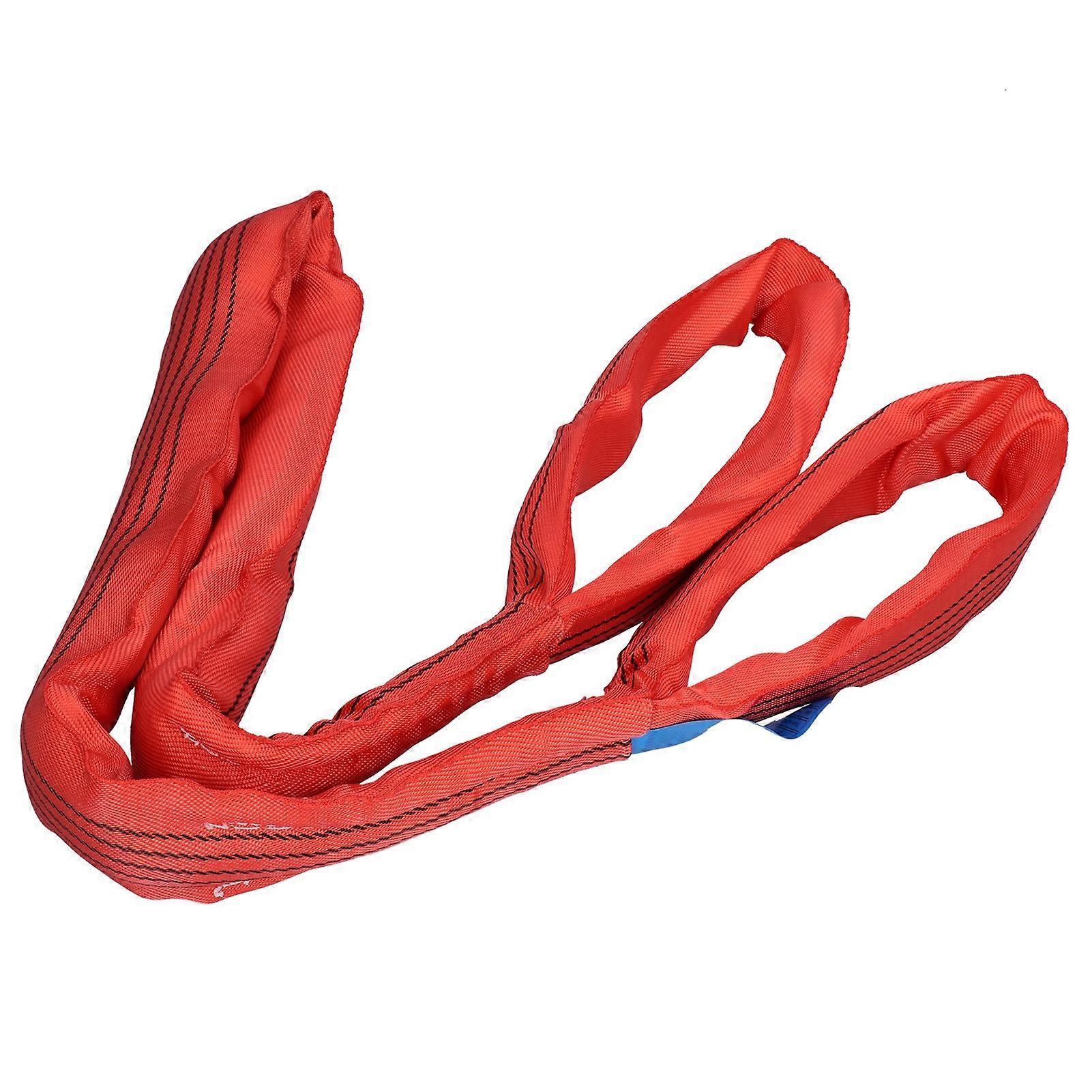 Lifting Sling Soft Hoist Webbing 5T PES Strap 90mm Width Accessory for Transportation2 Meters (6.6ft)