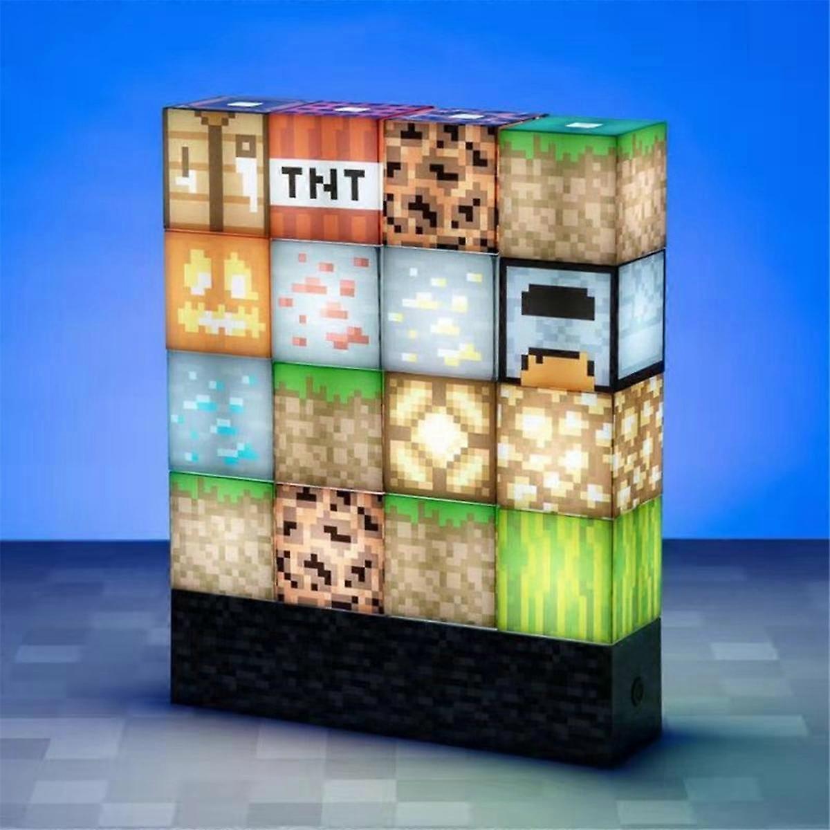 USB Stitching Light Blocks Light Toys Interesting Lamp Creatives Novelty Lamp Toys Boys Square Bloc