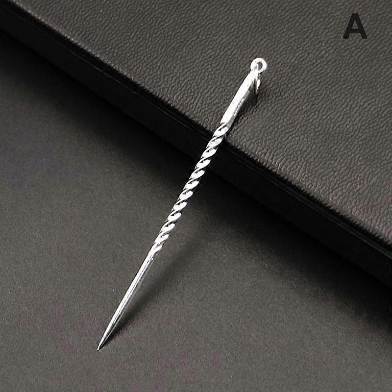 Portable Silver Toothpick Outdoor Reusable Food Fruit Picks for Camping Picnic