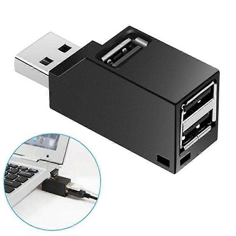 3 Port USB Hub Mini USB30 High Speed Hub Splitter Box for PC Laptop U Disk Card Reader for Mobile Phone